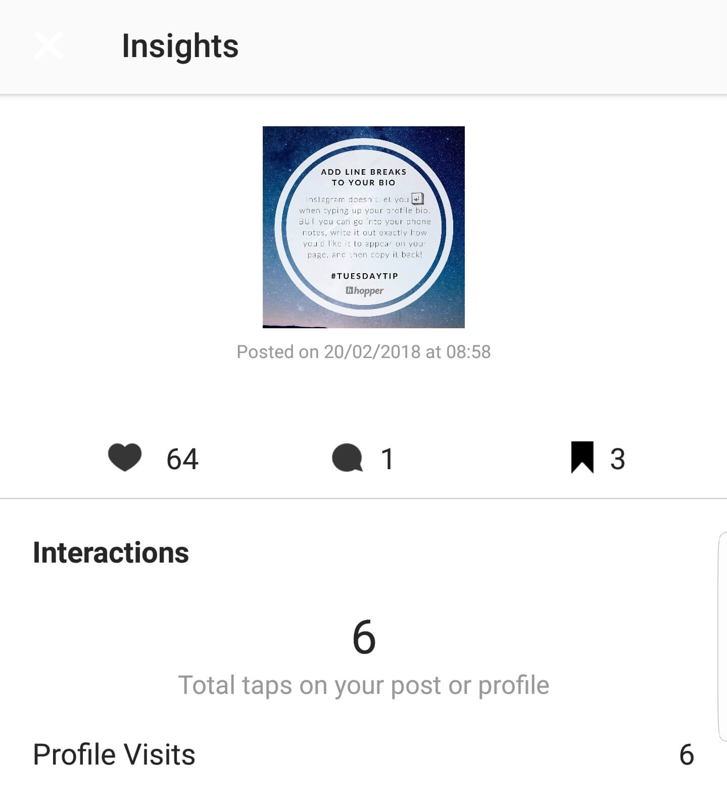 Insights در اینستاگرام