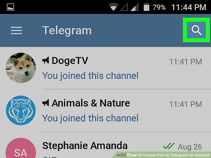ربات نظرسنجی تلگرام