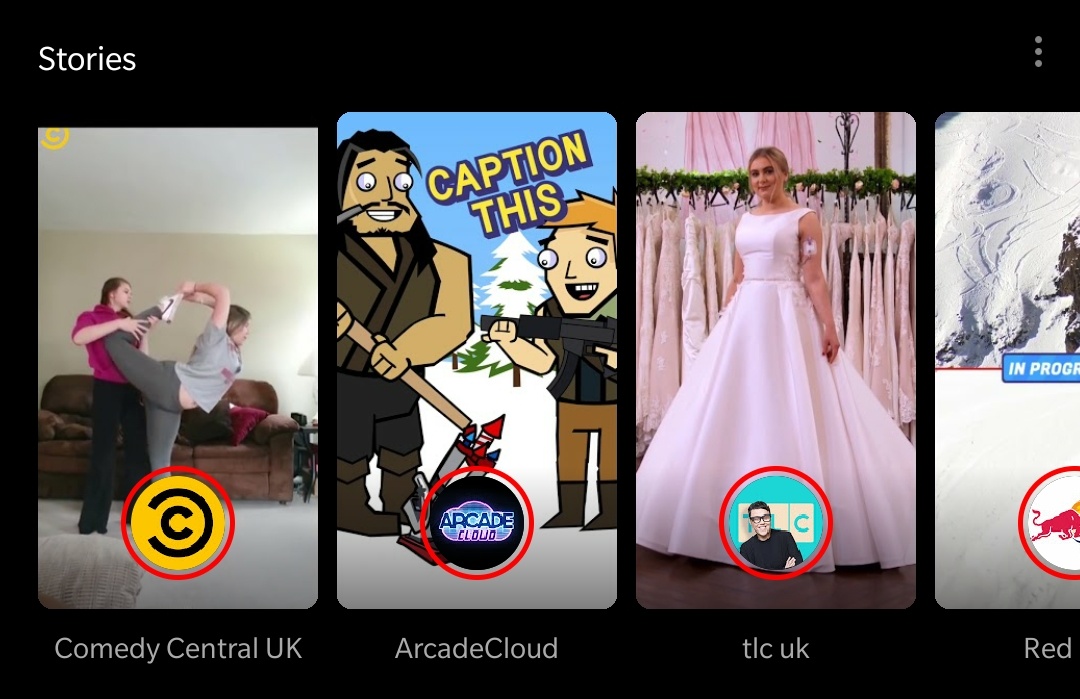 YouTube Stories
